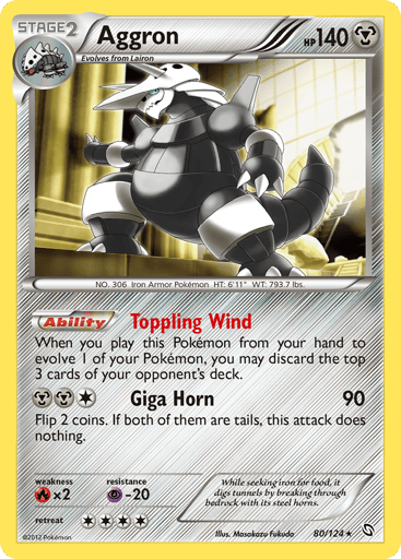 Aggron - Dragons Exalted 80