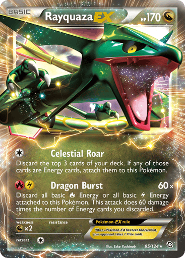 Rayquaza-EX - Dragons Exalted 85