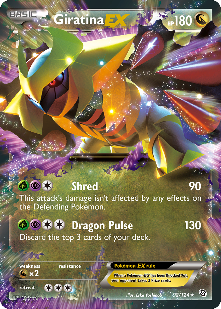 Giratina-EX – Dragons Exalted 92/124 Pokémon card
