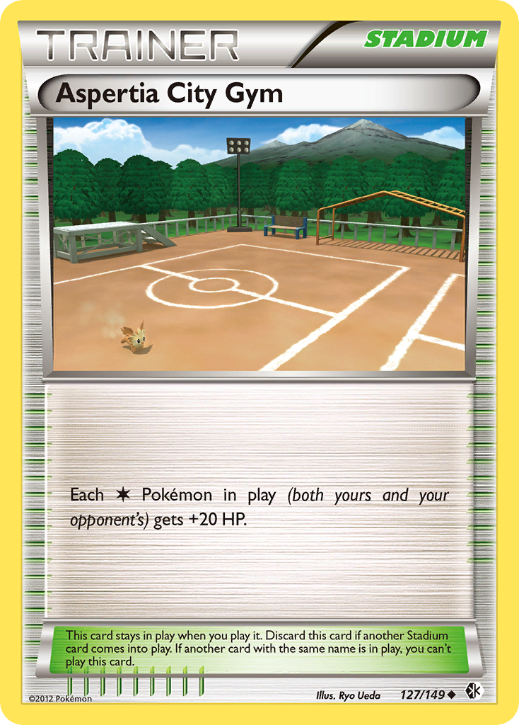 Aspertia City Gym – Boundaries Crossed 127/149 Pokémon card