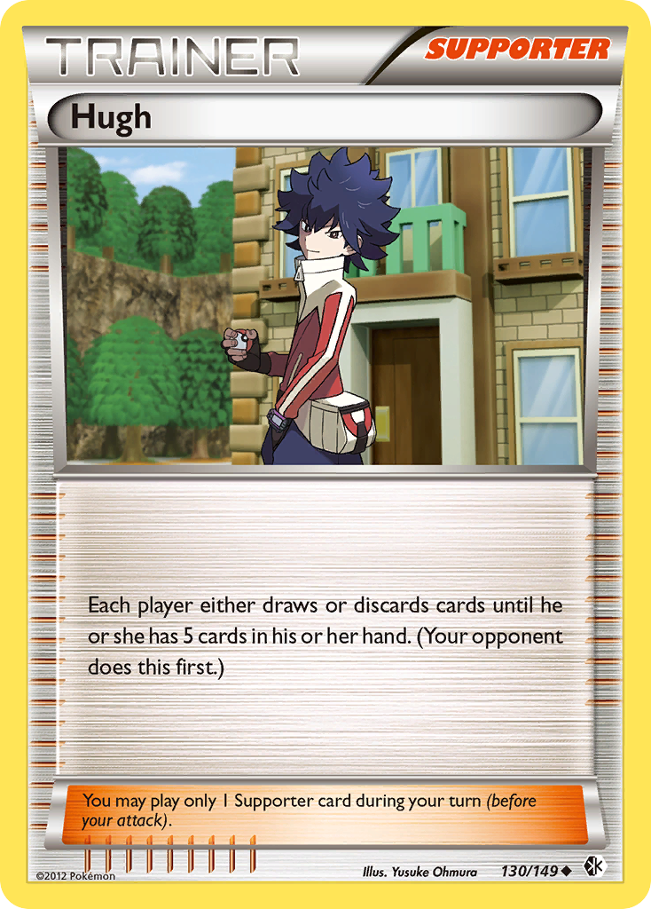 Hugh – Boundaries Crossed 130/149 Pokémon card