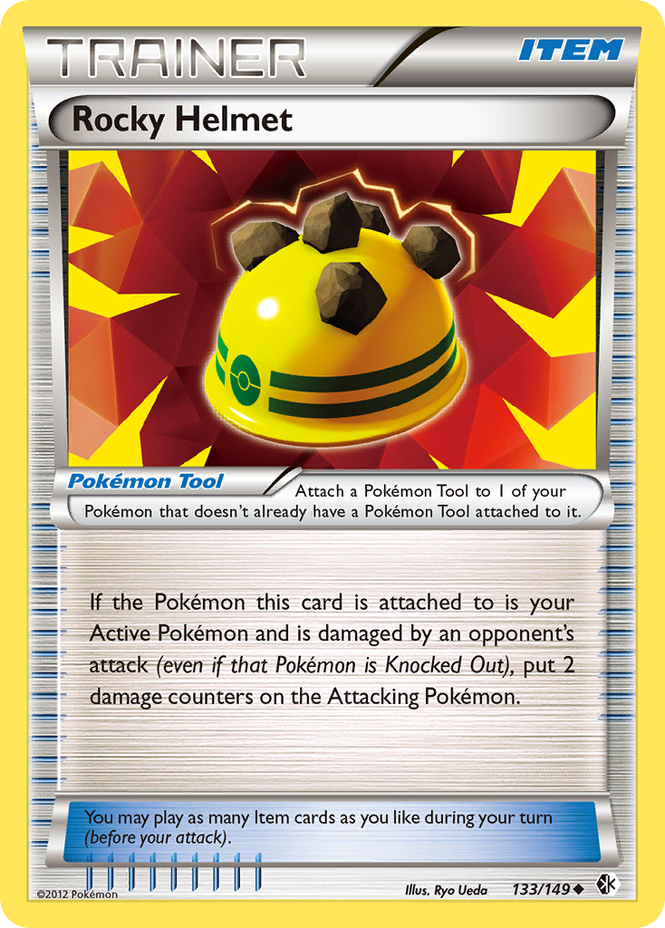Rocky Helmet – Boundaries Crossed 133/149 Pokémon card