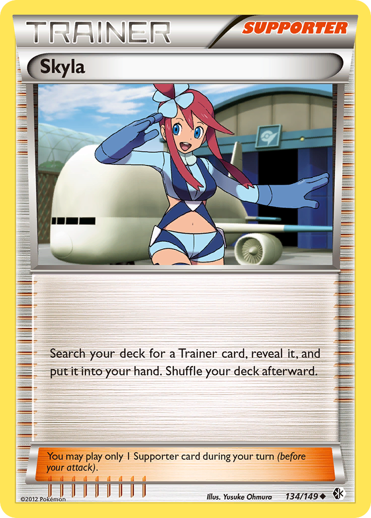 Skyla – Boundaries Crossed 134/149 Pokémon card