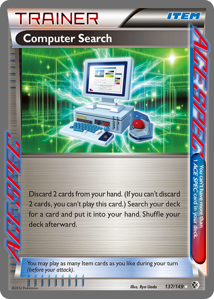Computer Search – Boundaries Crossed 137/149 Pokémon card