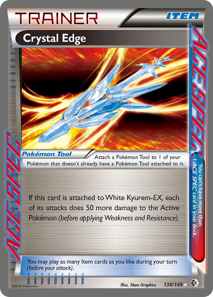 Crystal Edge – Boundaries Crossed 138/149 Pokémon card
