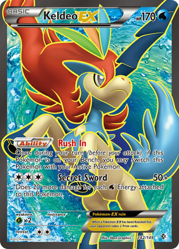 Keldeo-EX - Boundaries Crossed 142