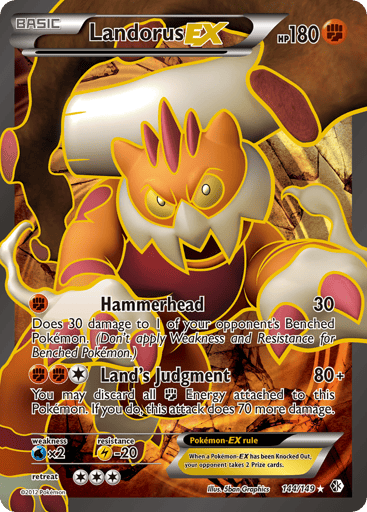 Landorus-EX - Boundaries Crossed 144