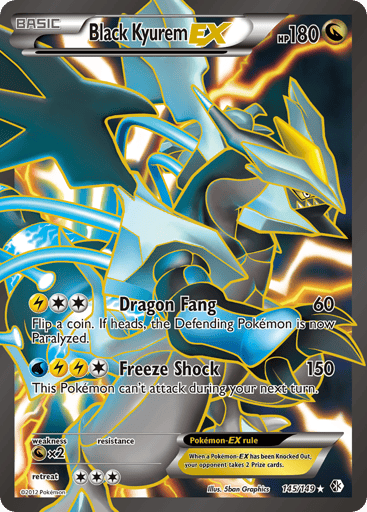 Black Kyurem-EX - Boundaries Crossed 145