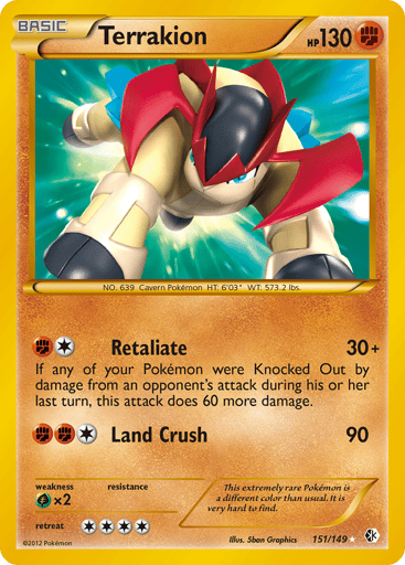 Terrakion - Boundaries Crossed 151