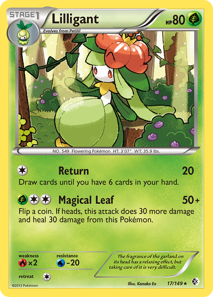 Lilligant – Boundaries Crossed 17/149 Pokémon card