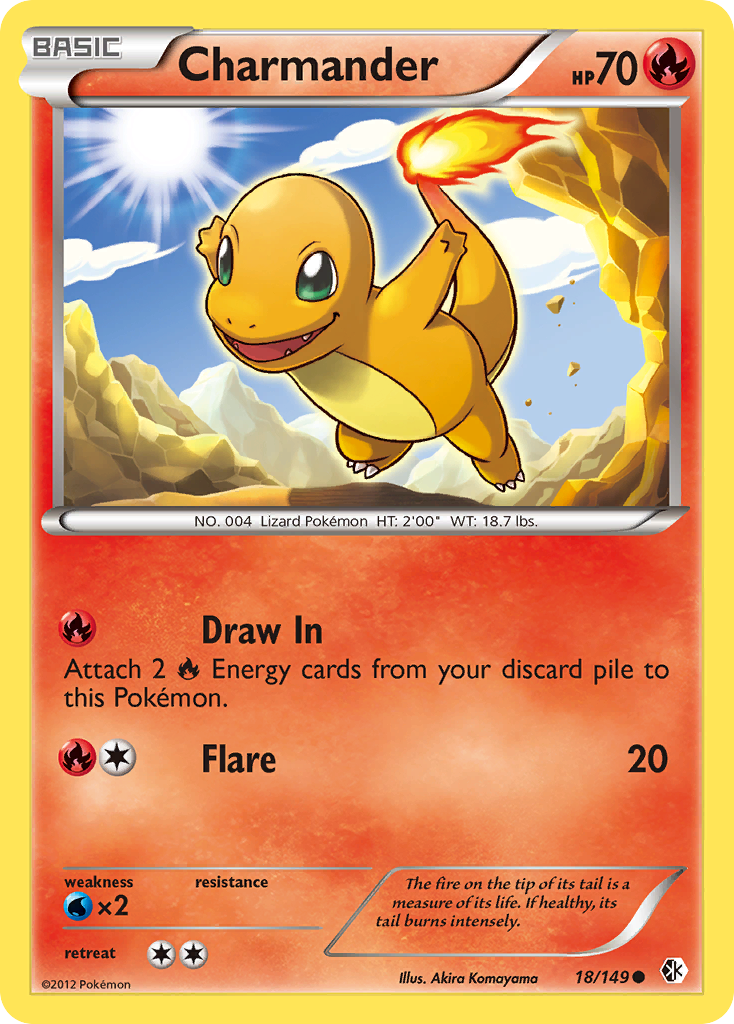 Charmander – Boundaries Crossed 18/149 Pokémon card