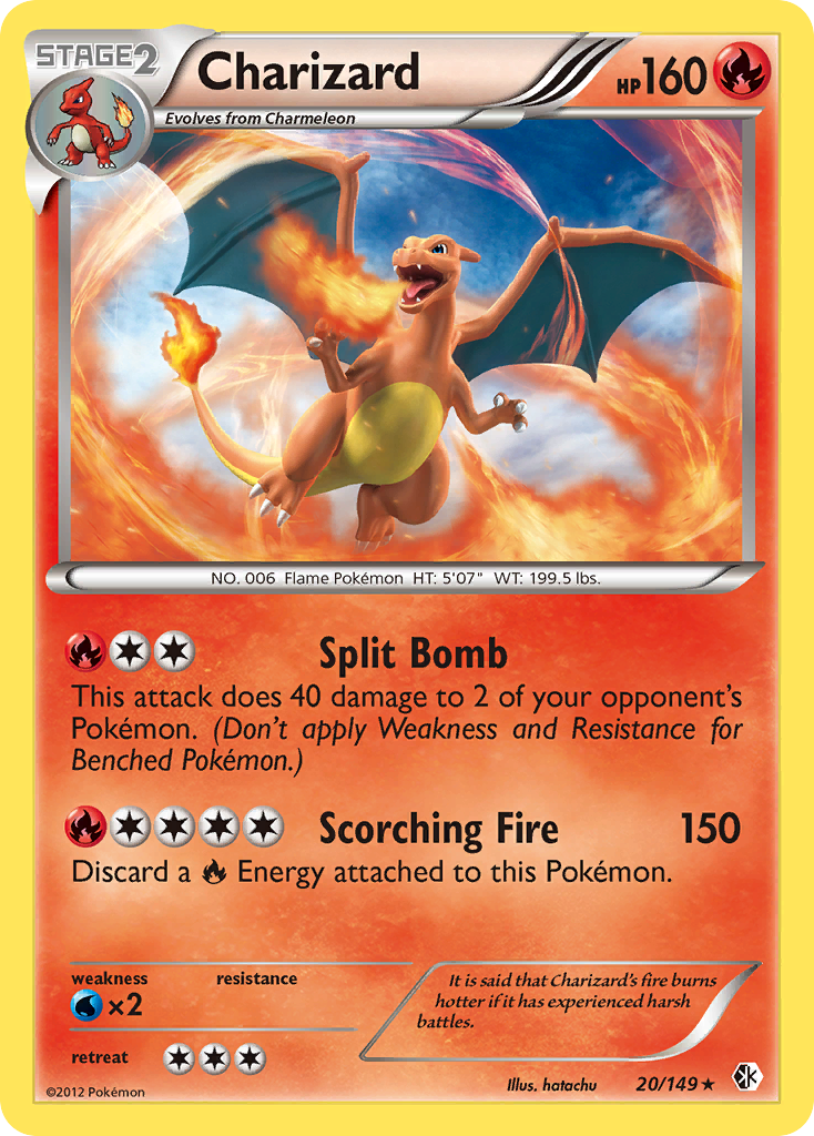 Charizard – Boundaries Crossed 20/149 Pokémon card