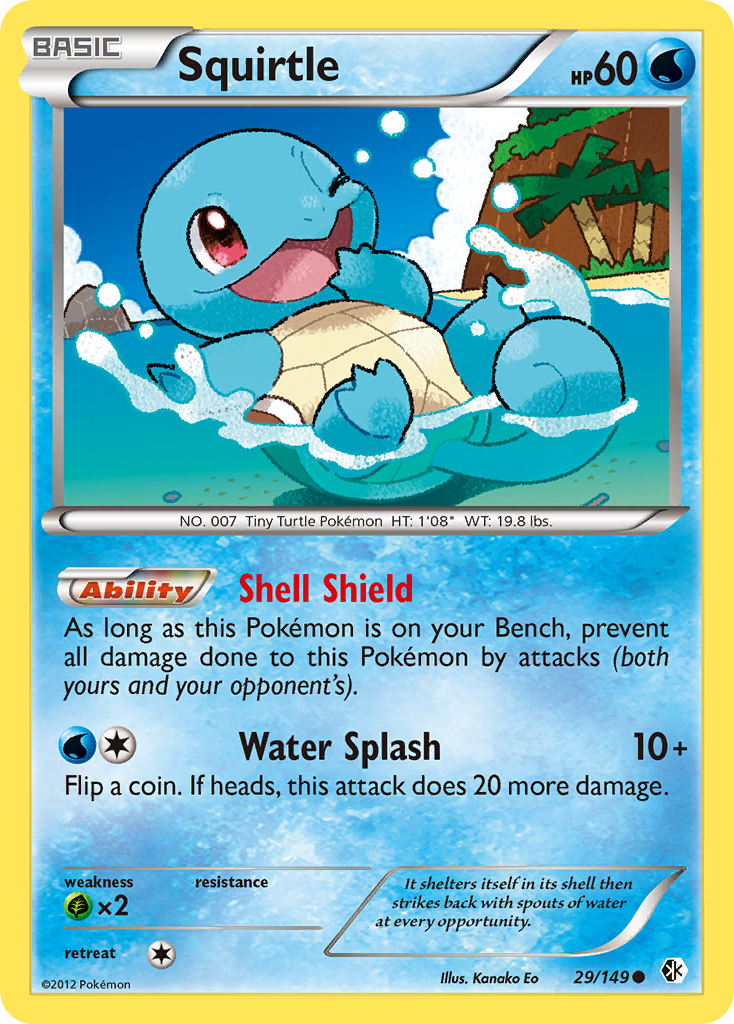 Squirtle – Boundaries Crossed 29/149 Pokémon card