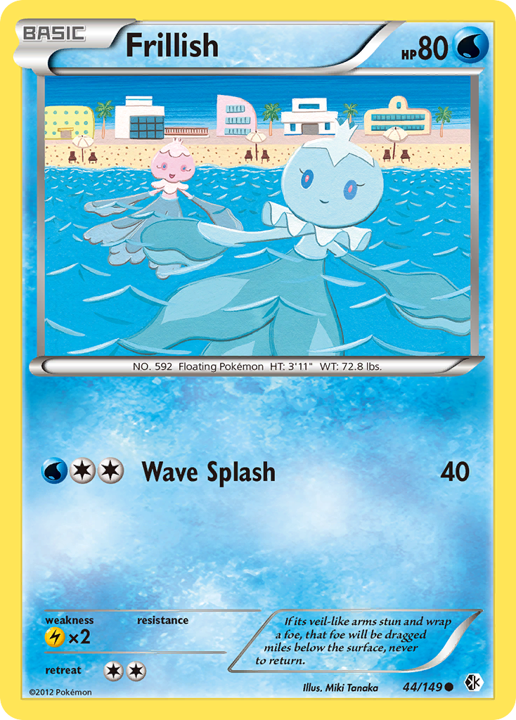 Frillish – Boundaries Crossed 44/149 Pokémon card