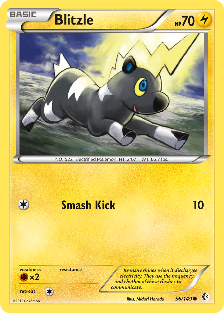 Blitzle – Boundaries Crossed 56/149 Pokémon card