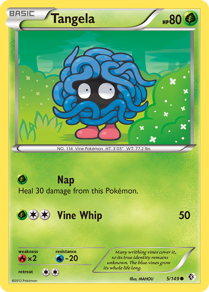 Tangela – Boundaries Crossed 5/149 Pokémon card