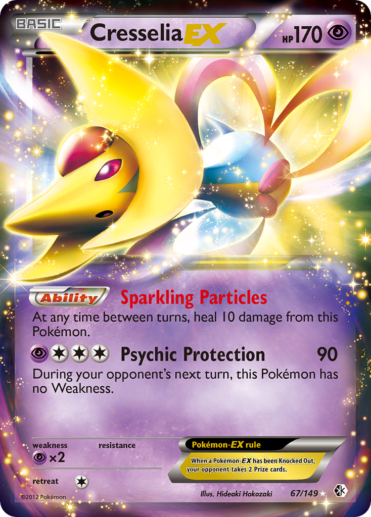 Cresselia-EX – Boundaries Crossed 67/149 Pokémon card