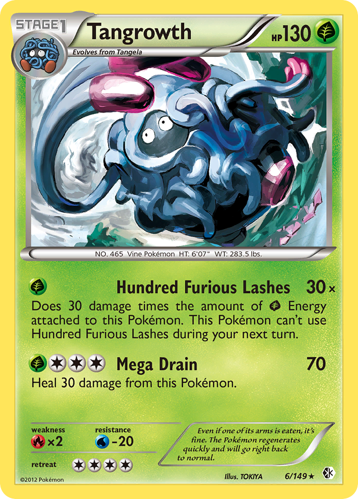 Tangrowth – Boundaries Crossed 6/149 Pokémon card