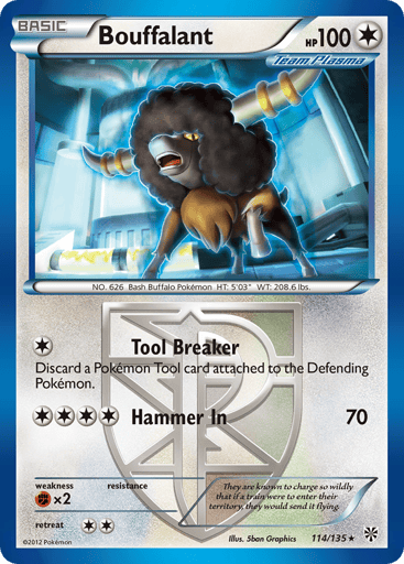 Bouffalant - Plasma Storm 114