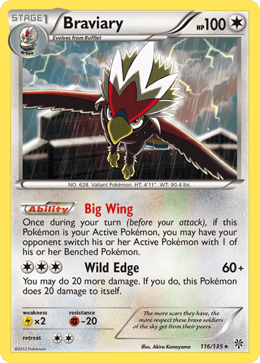 Braviary - Plasma Storm 116