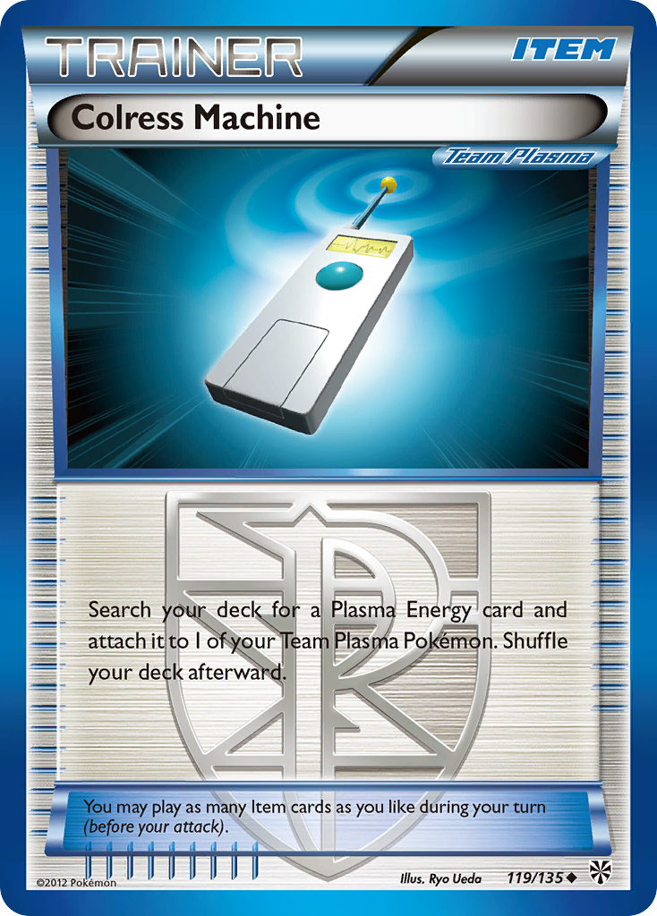 Colress Machine – Plasma Storm 119/135 Pokémon card