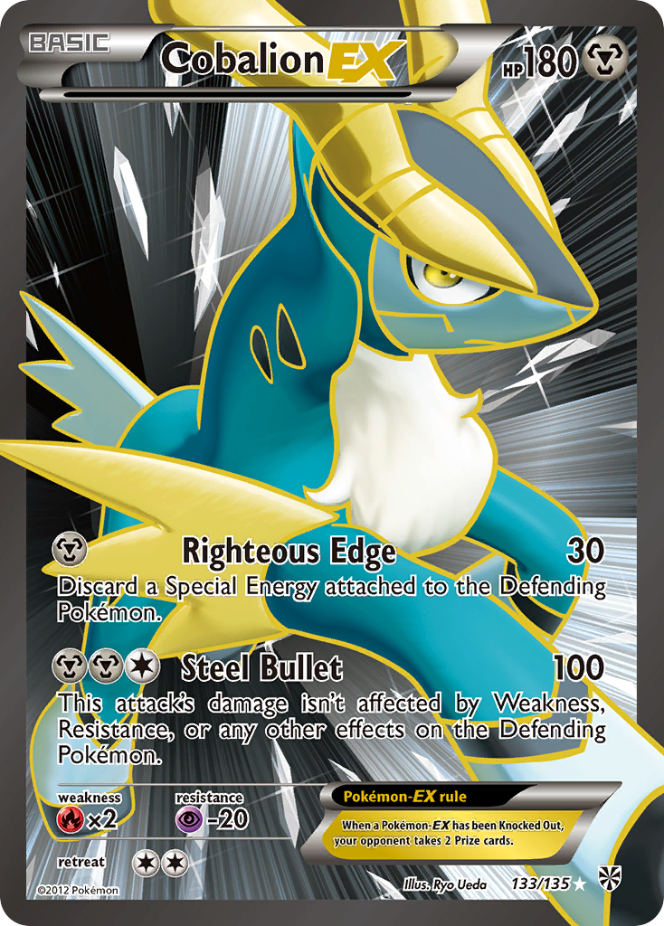 Cobalion-EX – Plasma Storm 133/135 Pokémon card