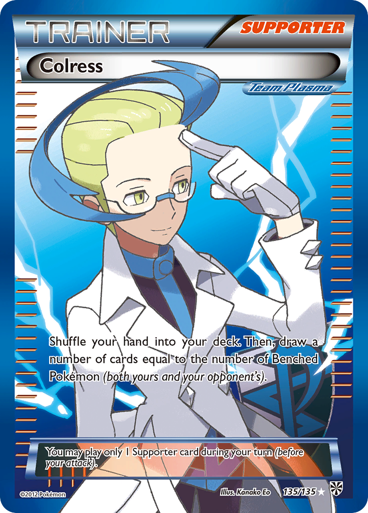 Colress – Plasma Storm 135/135 Pokémon card