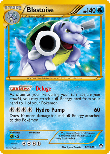 Blastoise - Plasma Storm 137