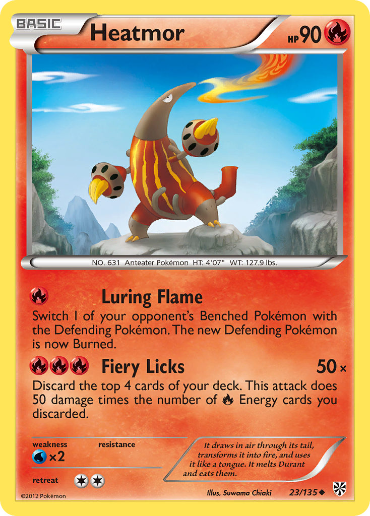 Heatmor – Plasma Storm 23/135 Pokémon card