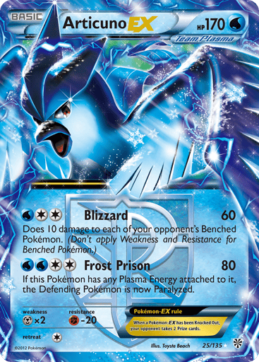 Articuno-EX - Plasma Storm 25