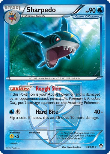 Sharpedo - Plasma Storm 33