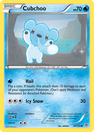 Cubchoo - Plasma Storm 40