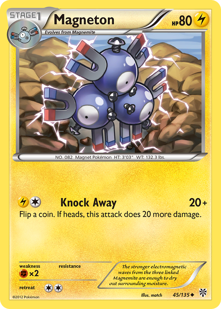 Magneton – Plasma Storm 45/135 Pokémon card