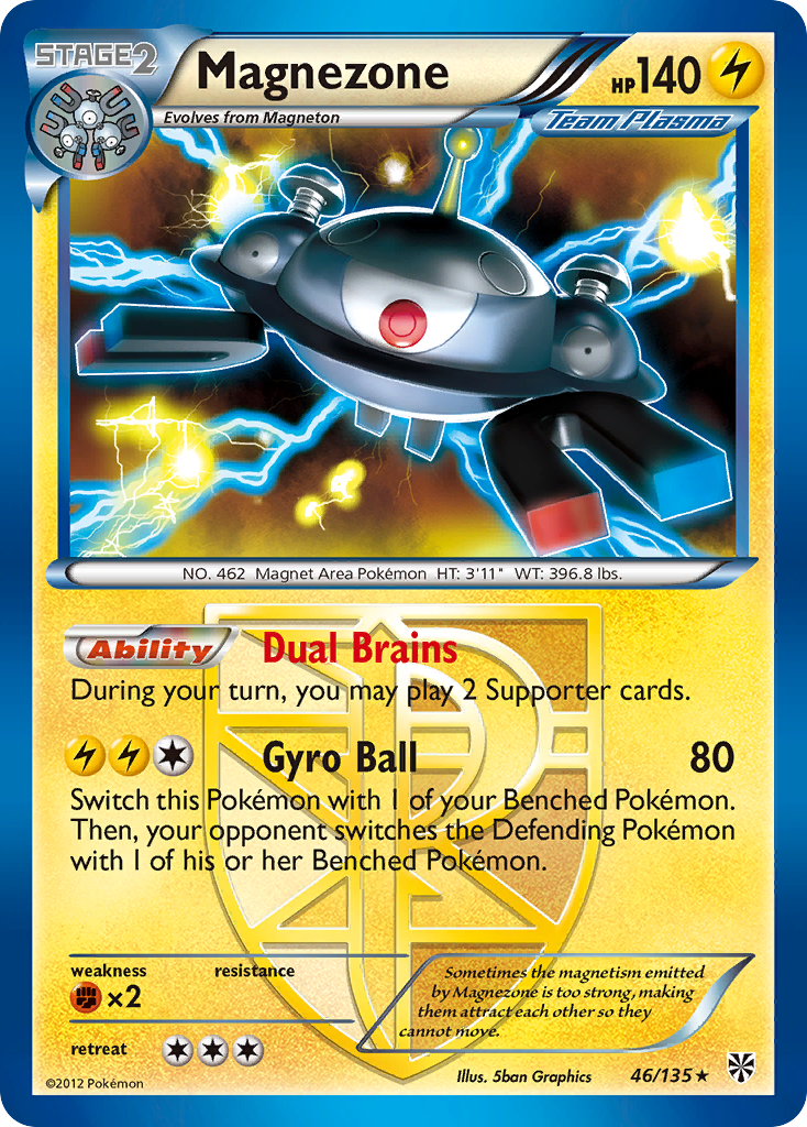Magnezone – Plasma Storm 46/135 Pokémon card