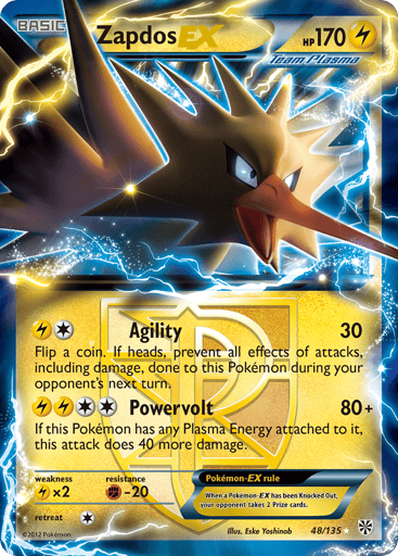 Zapdos-EX - Plasma Storm 48