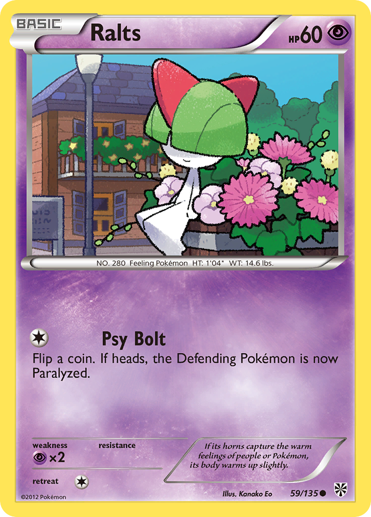 Ralts – Plasma Storm 59/135 Pokémon card