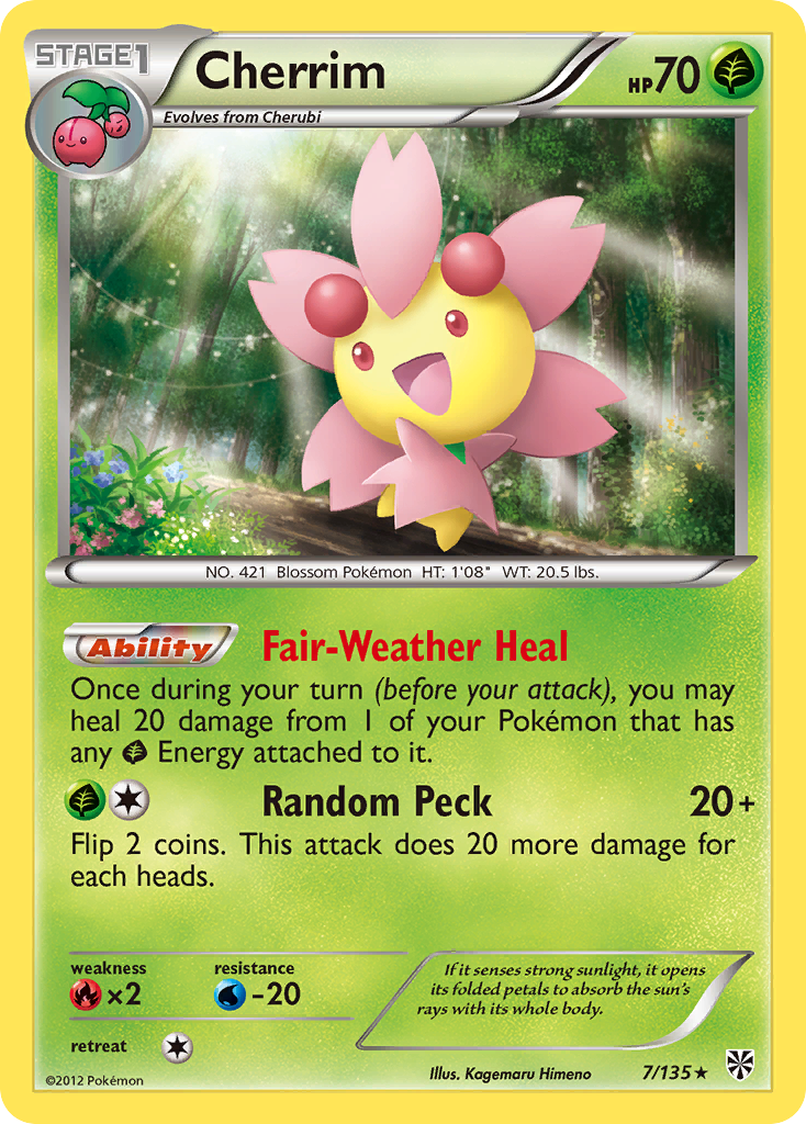 Cherrim – Plasma Storm 7/135 Pokémon card
