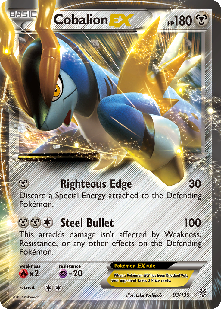 Cobalion-EX – Plasma Storm 93/135 Pokémon card