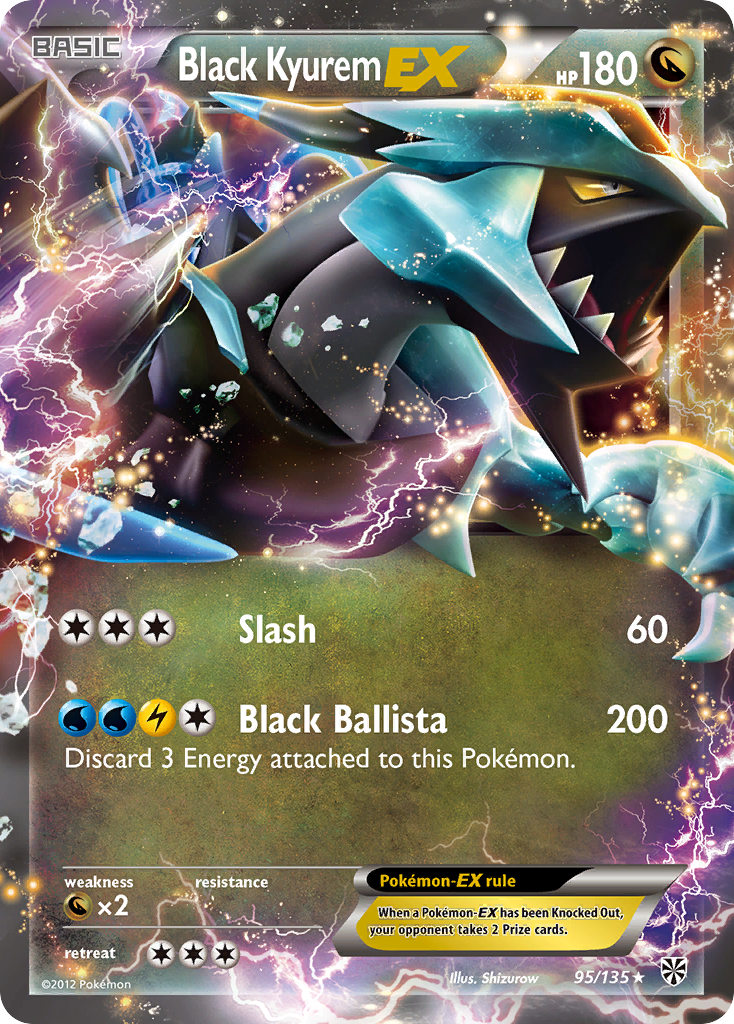 Black Kyurem-EX – Plasma Storm 95/135 Pokémon card