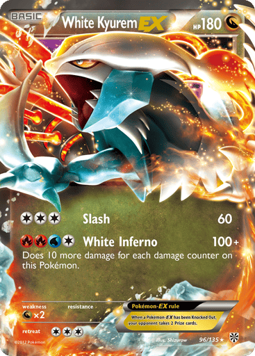 White Kyurem-EX - Plasma Storm 96