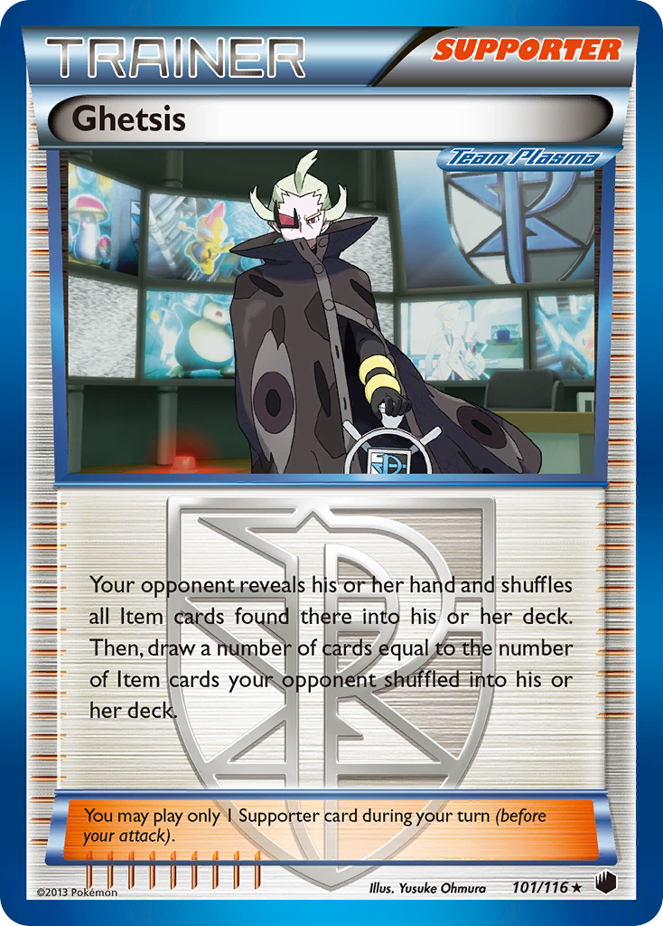 Ghetsis – Plasma Freeze 101/116 Pokémon card