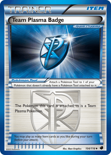 Team Plasma Badge - Plasma Freeze 104