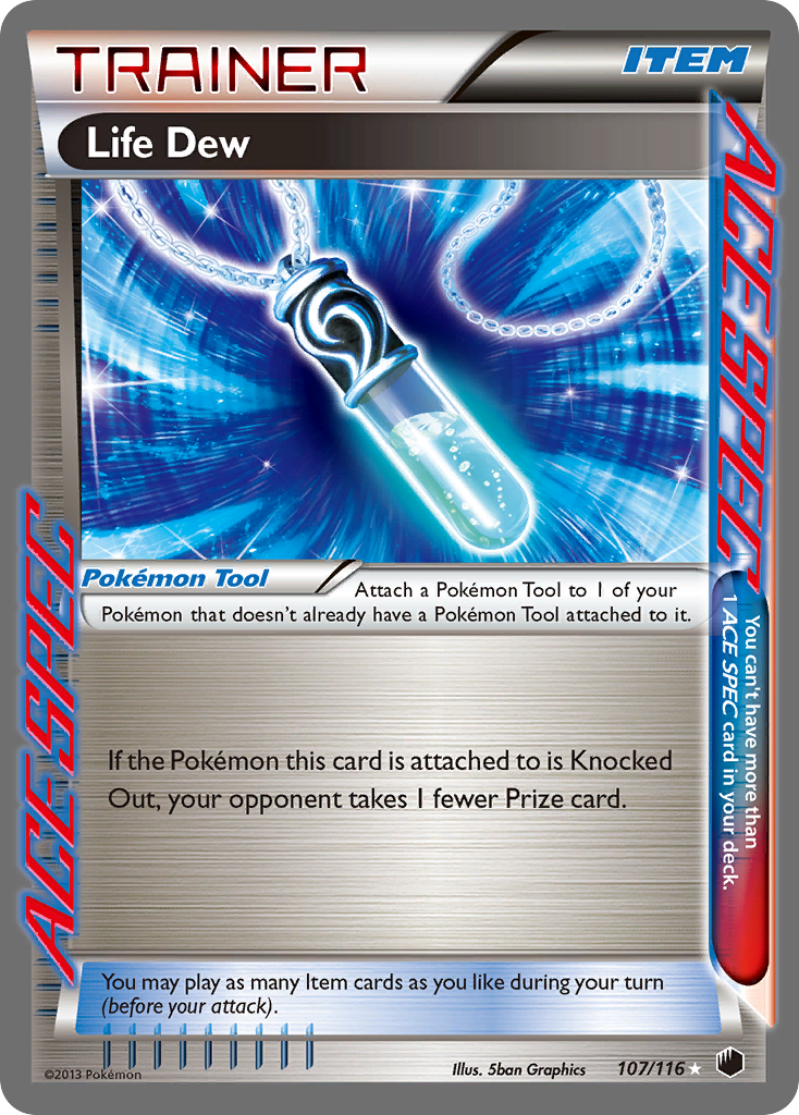 Life Dew – Plasma Freeze 107/116 Pokémon card