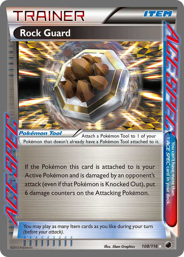 Rock Guard – Plasma Freeze 108/116 Pokémon card