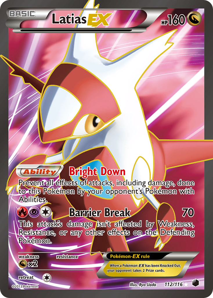 Latias-EX – Plasma Freeze 112/116 Pokémon card
