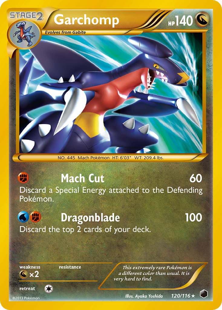 Garchomp – Plasma Freeze 120/116 Pokémon card