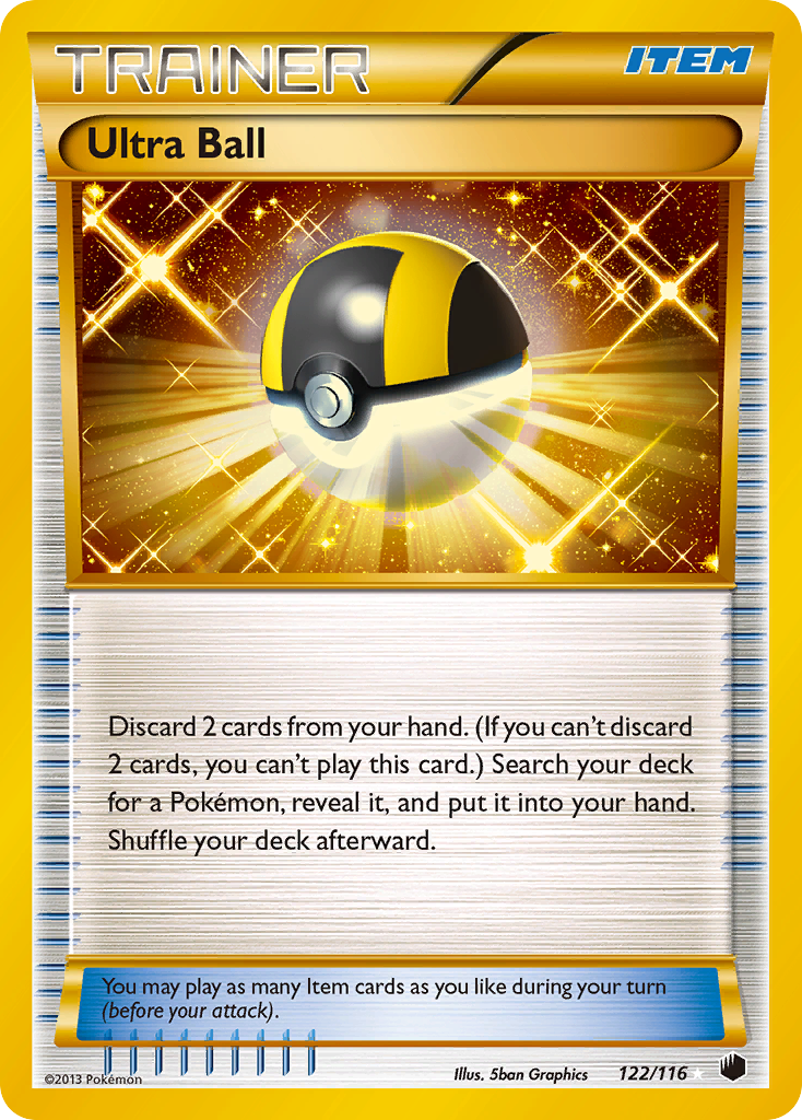 Ultra Ball – Plasma Freeze 122/116 Pokémon card