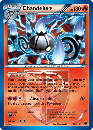 Chandelure - Plasma Freeze 16