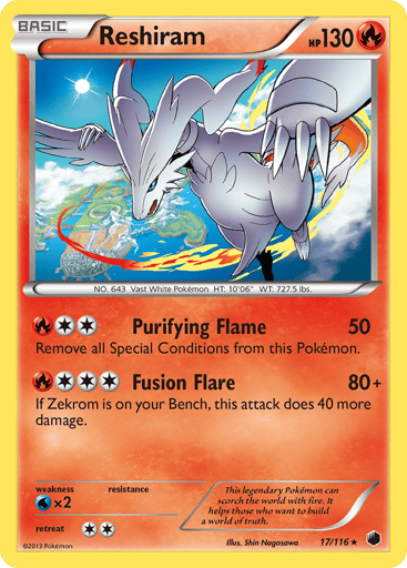 Reshiram - Plasma Freeze 17