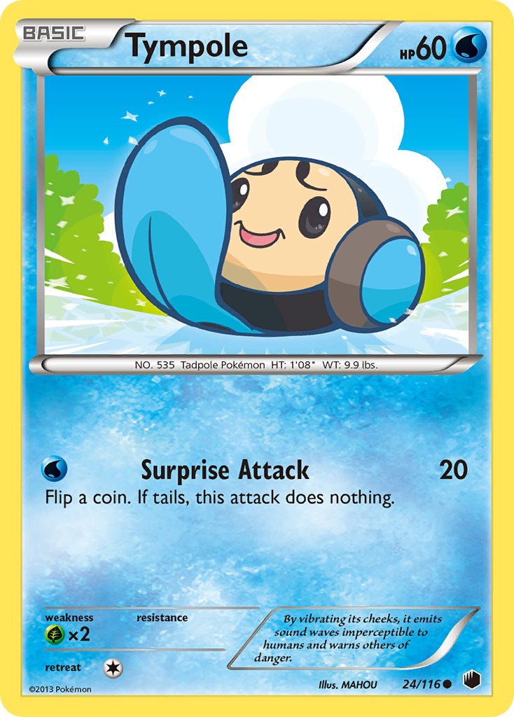 Tympole – Plasma Freeze 24/116 Pokémon card